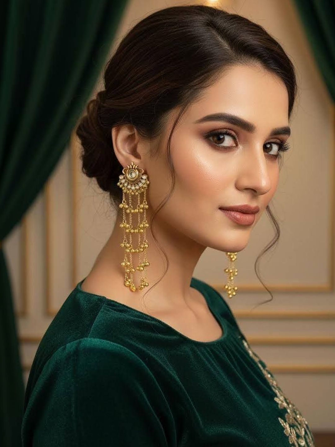 SZN Geometric Drop Earrings