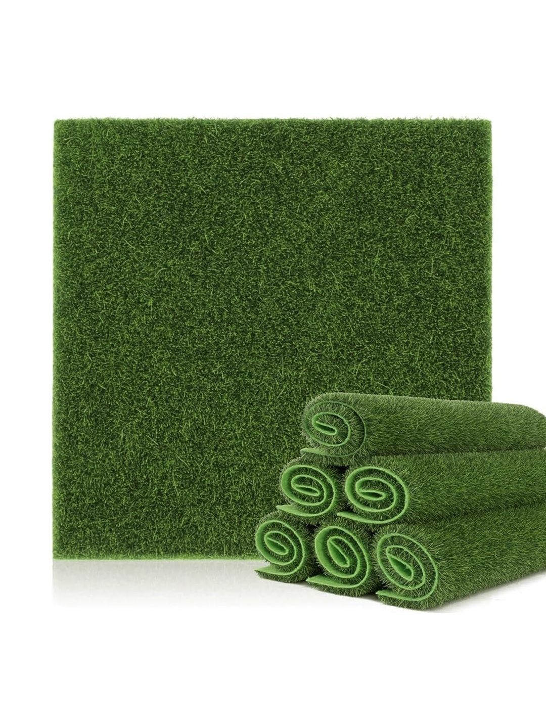 HASTHIP Pack Of 6 Grass Carpet Mat Garden Accessories-picture-18