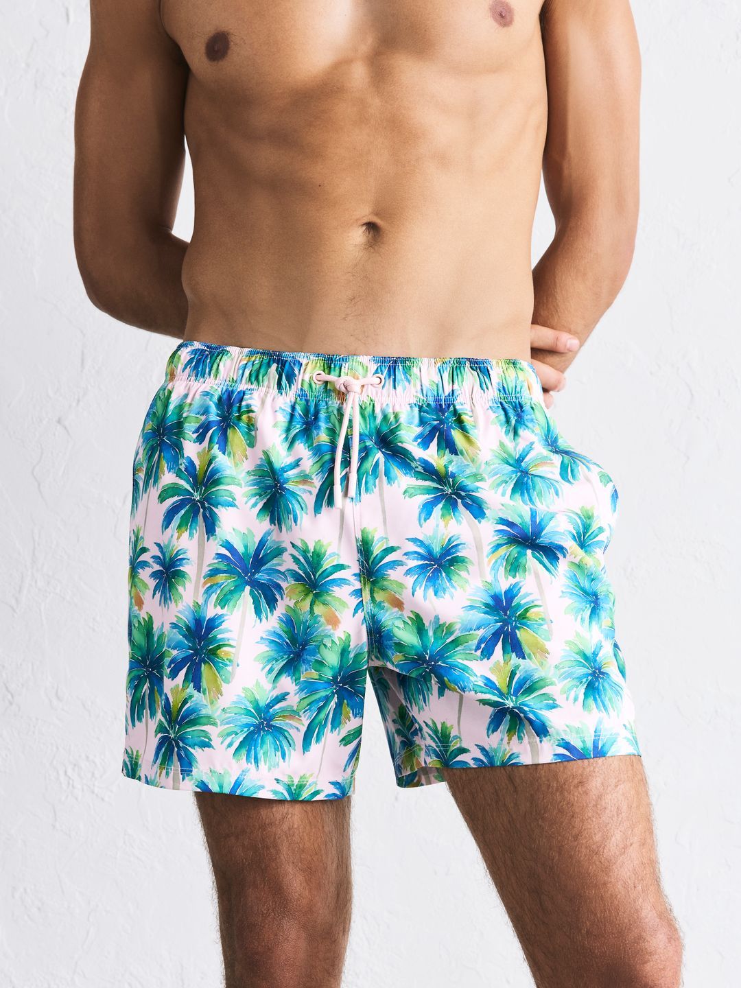 NEXT Men Printed Mid-Rise Quick Dry Swim Shorts-image-13