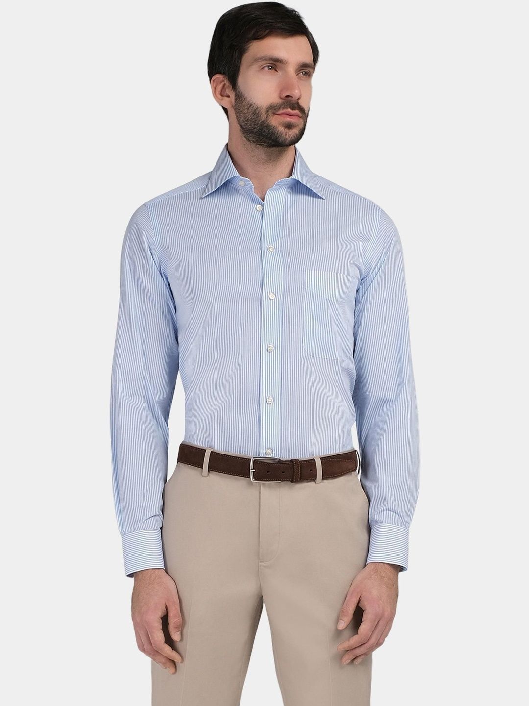 Camicissima Men Slim Fit Striped Formal Shirt-picture-26