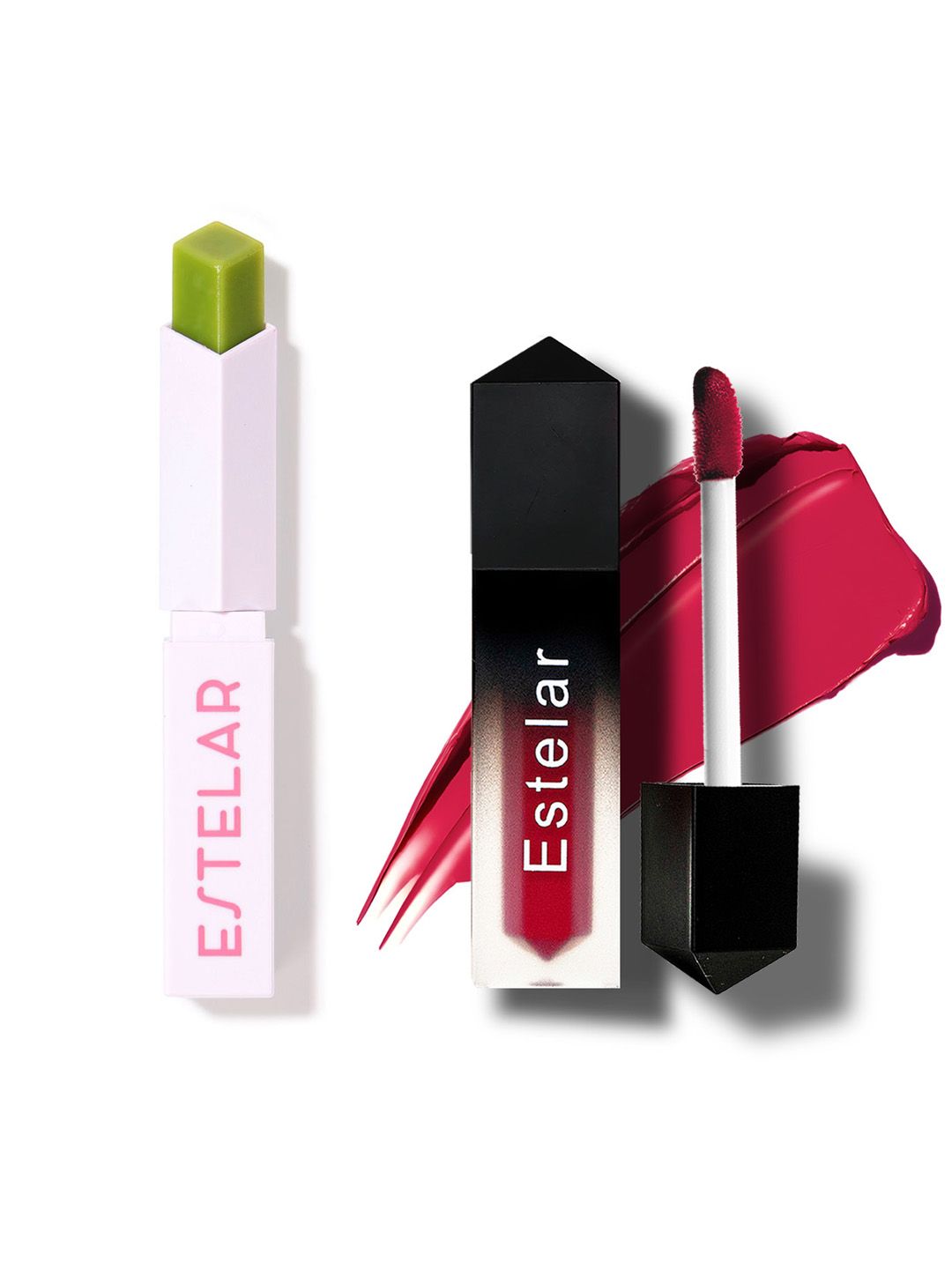 Estelar 2Pcs Matte Liquid Lipstick With Jojoba Oil & Color Changing Lipstick With Almond-picture-18