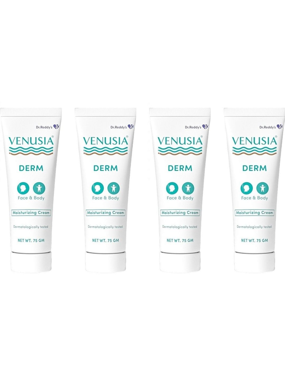 Venusia Set Of 4 Derm Face & Body Moisturizing Cream - 75 g Each-image-49