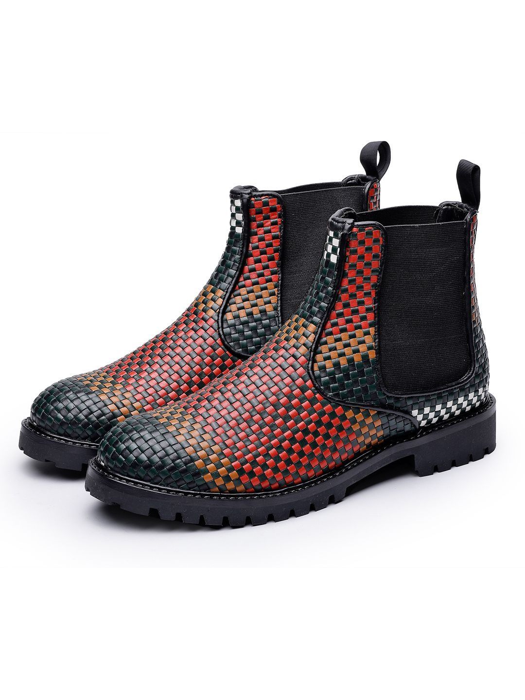 SHUTIQ Men Printed Leather Fashion-image-27