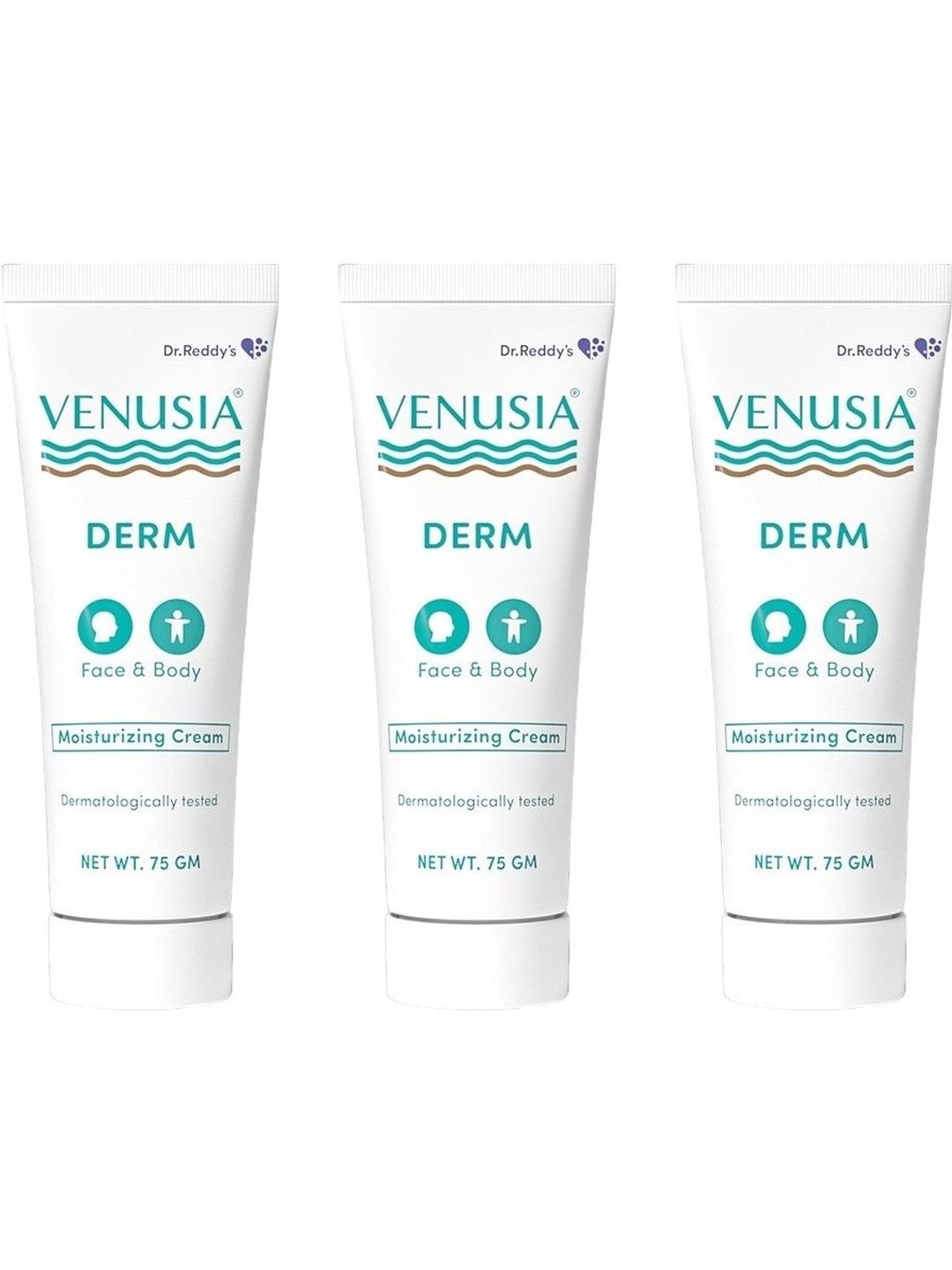 Venusia Set Of 3 Derm Face & Body Moisturizing Cream - 75 g Each-image-38
