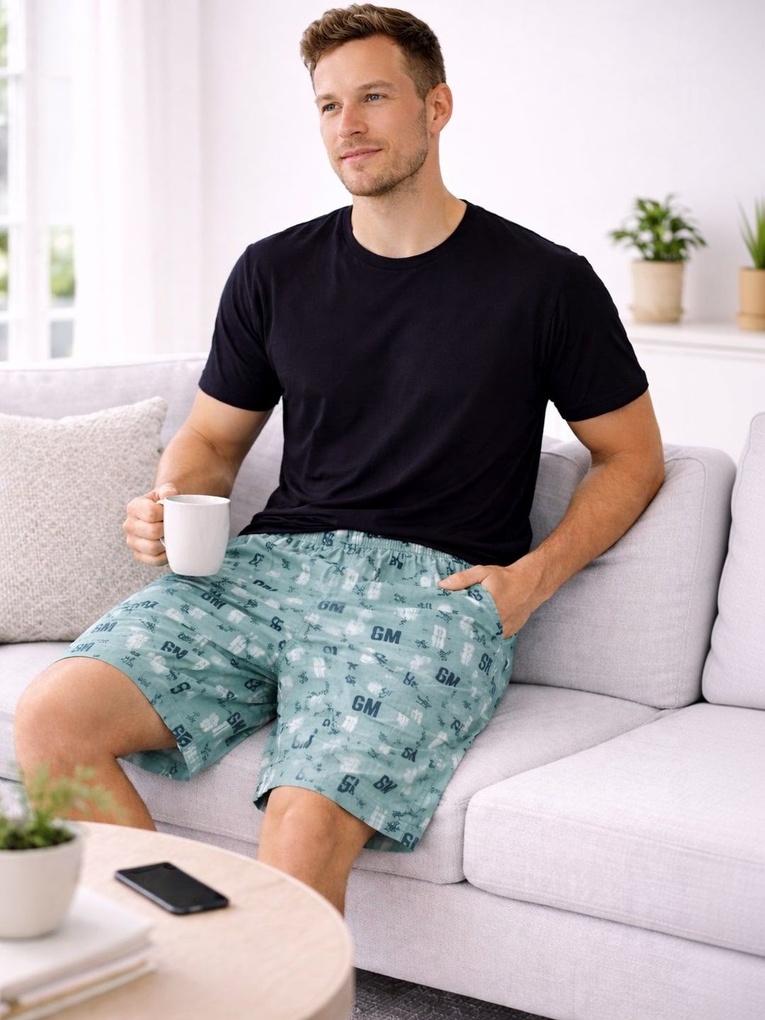 Mast & Harbour Pack Of 2 Printed Cotton Mid-Rise Boxers-picture-30