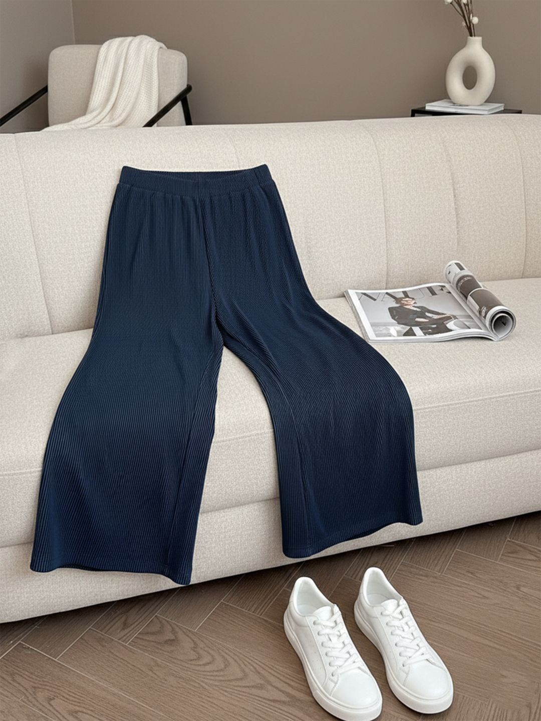 DTR FASHION Women Comfort High-Rise Trousers-picture-47
