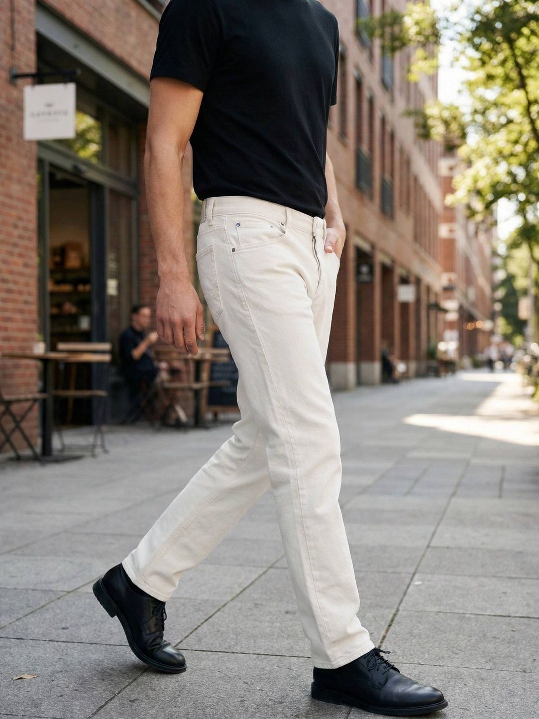 Celio Men Jean Straight Fit Mid-Rise Stretchable Jeans