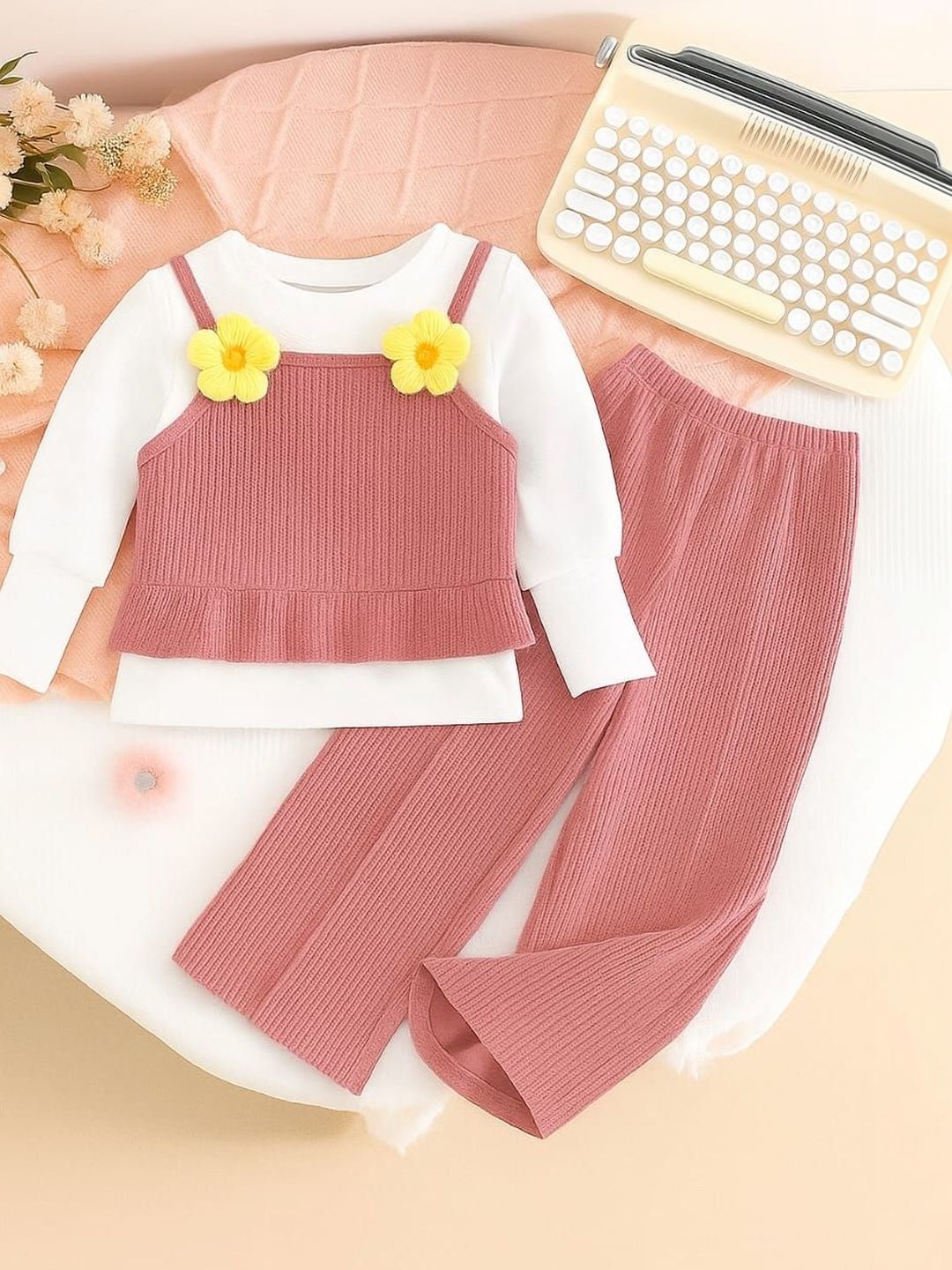 KIDSCUTE Unisex Kids T-shirt with Trousers