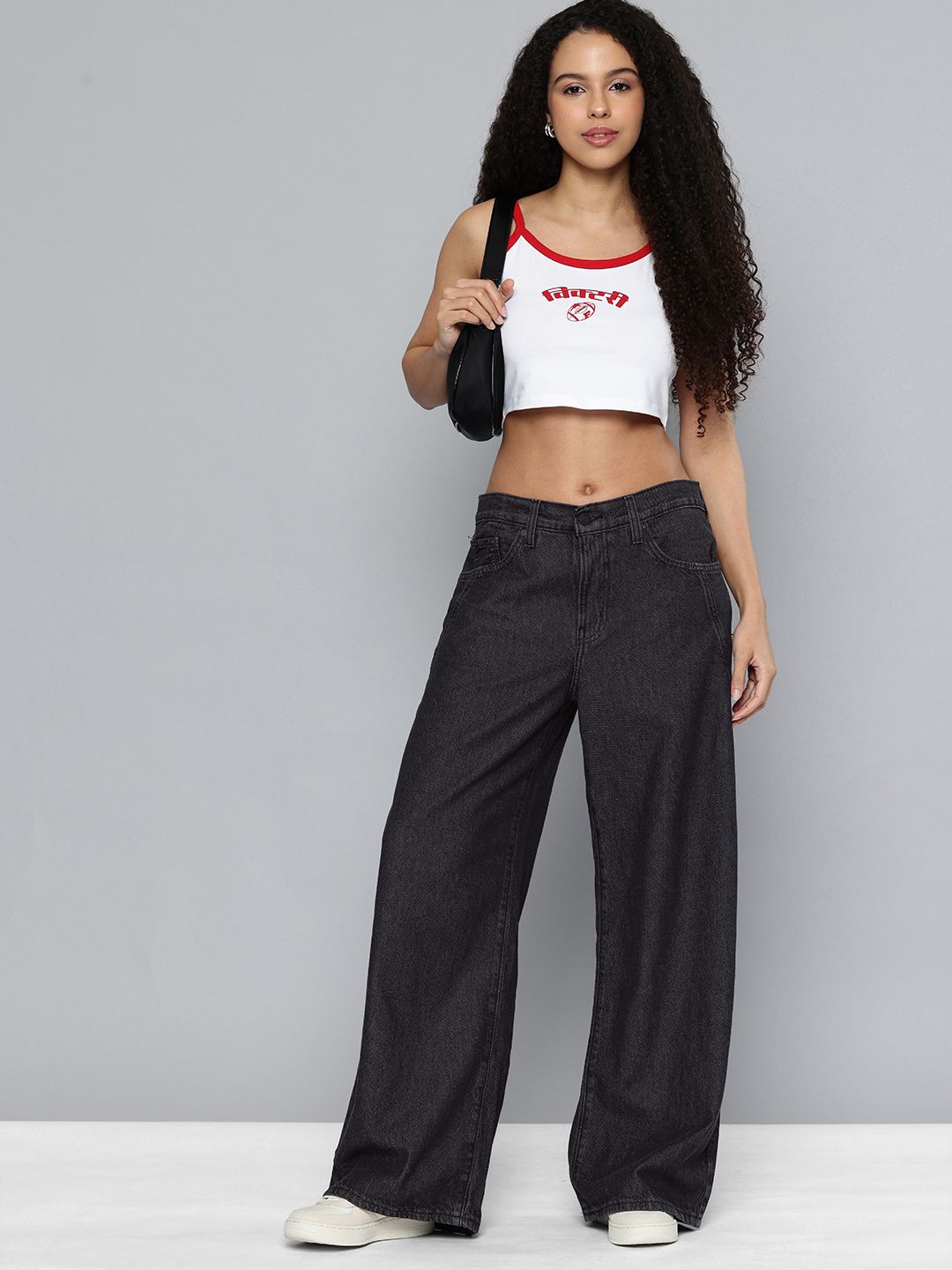 Buy Levis Women's Charcoal Grey Loose Fit Mid Rise Jeans - Jeans for ...