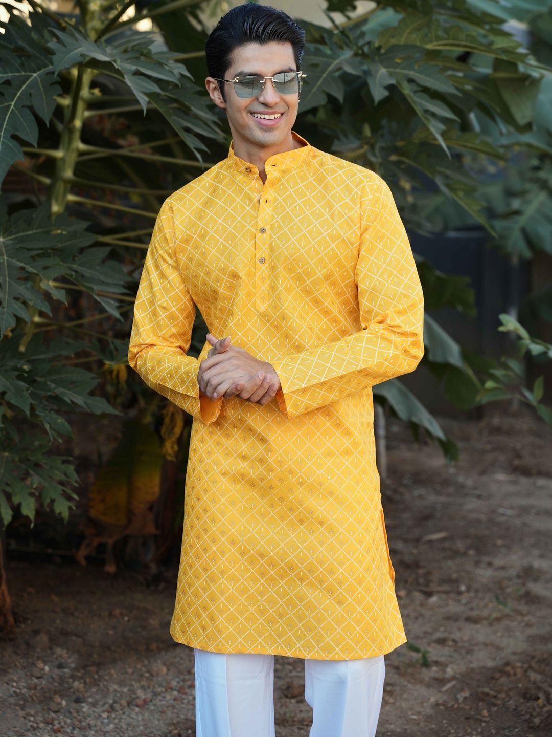 Anouk Men Geometric Printed Kurta-picture-24