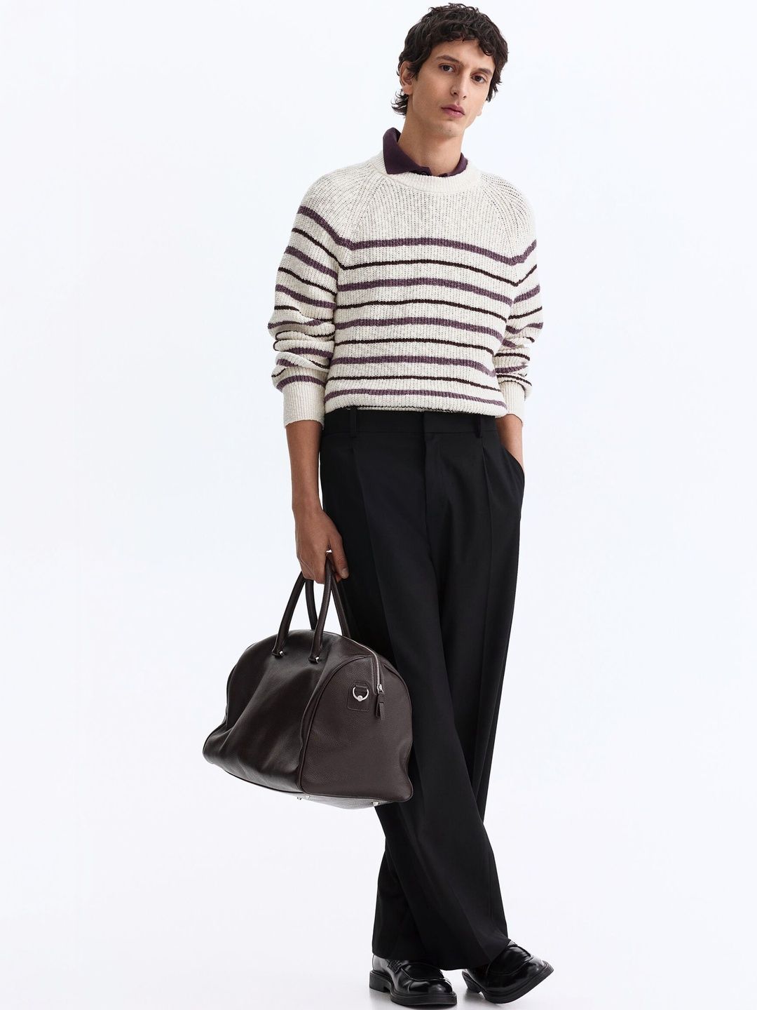 H&M Loose Fit Tailored Trousers-picture-46