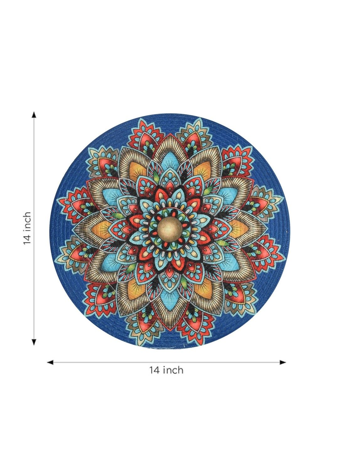 Galaxy Home Decor Red Printed Cotton Table Placemat-picture-23