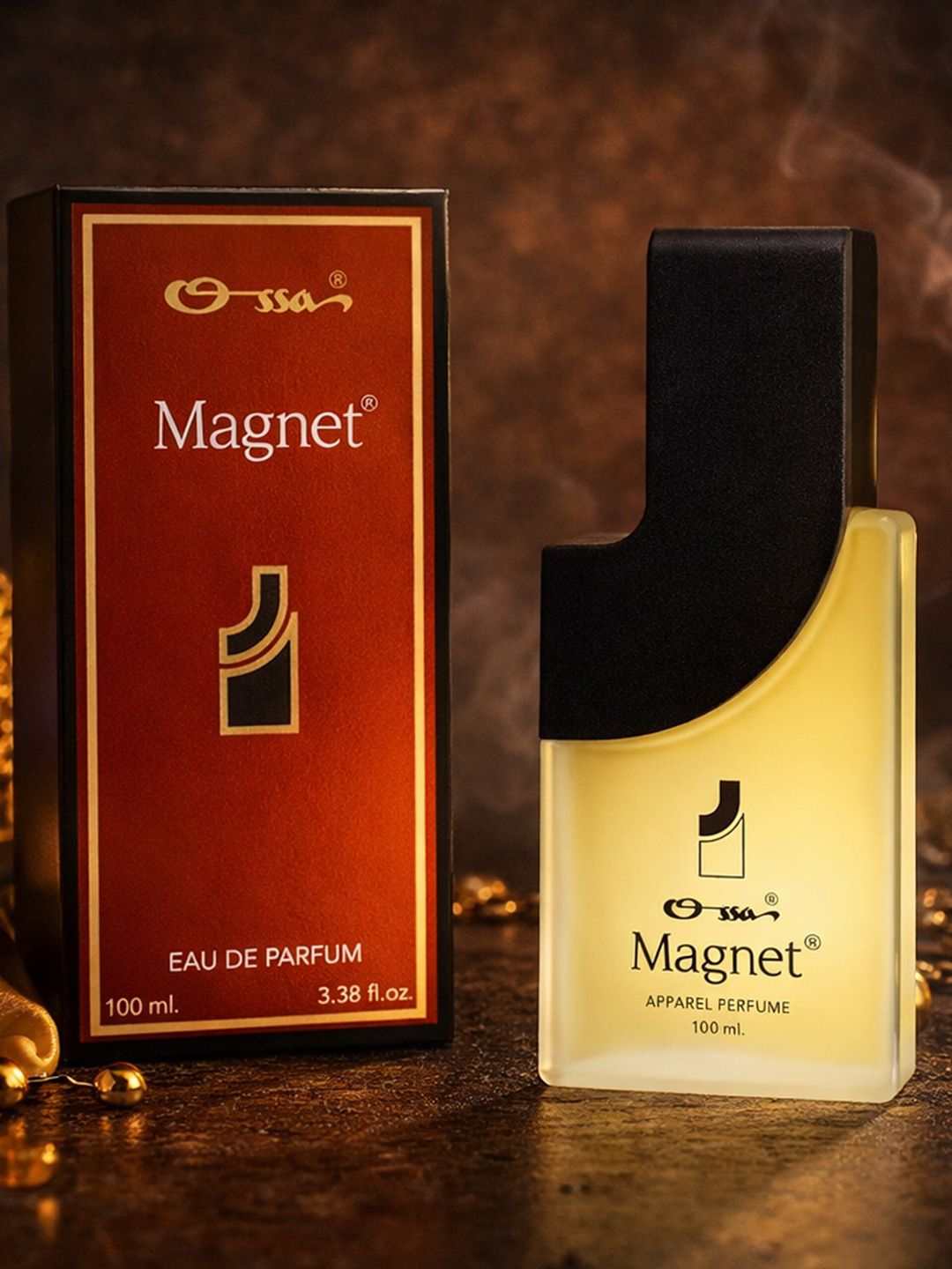 Ossa Set Of 2 Magnet & Oud Long Lasting Eau De Parfum - 100 ml & 15 ml