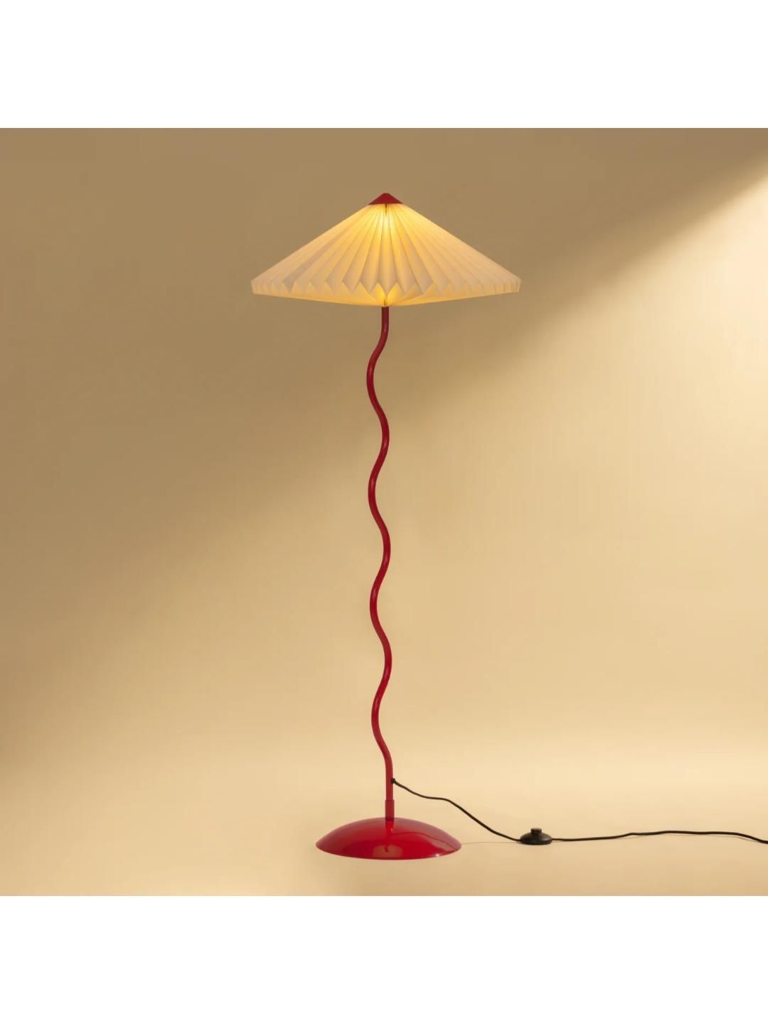 FIG Red White & Red Paper Abstract Shaped Floor Lamps-picture-11
