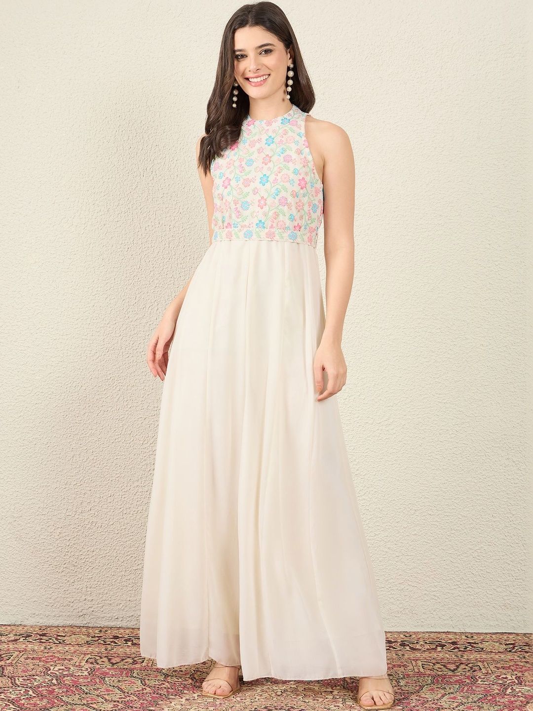 Anouk Halter Neck Basic Jumpsuit with Embroidered-picture-31