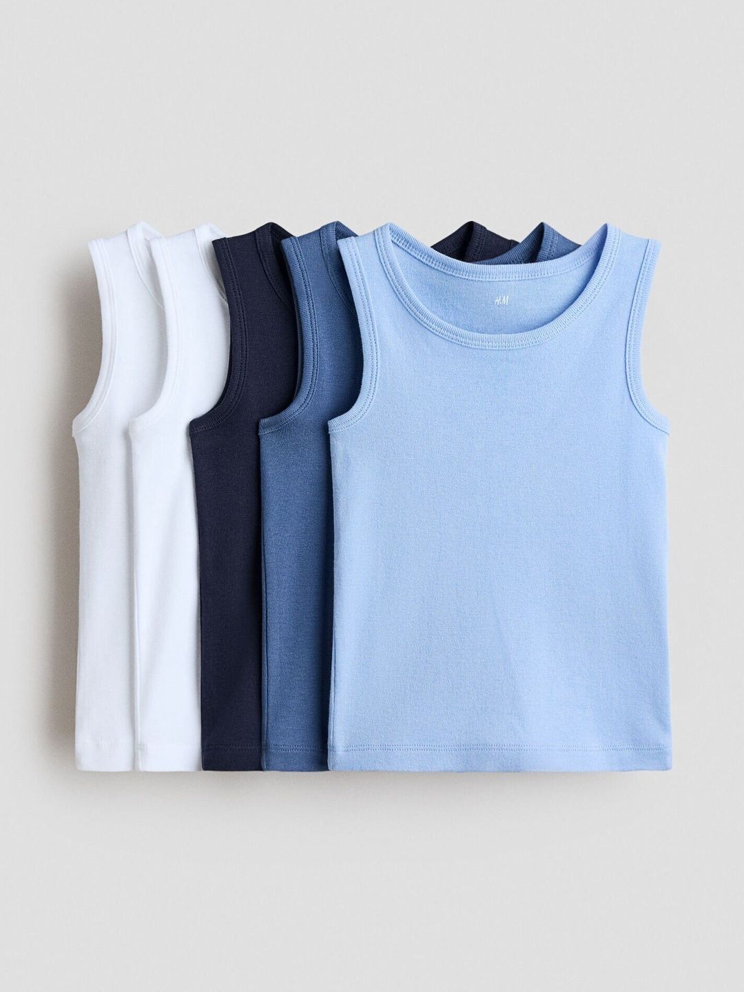 H&M 5-Pack Cotton Vest Tops