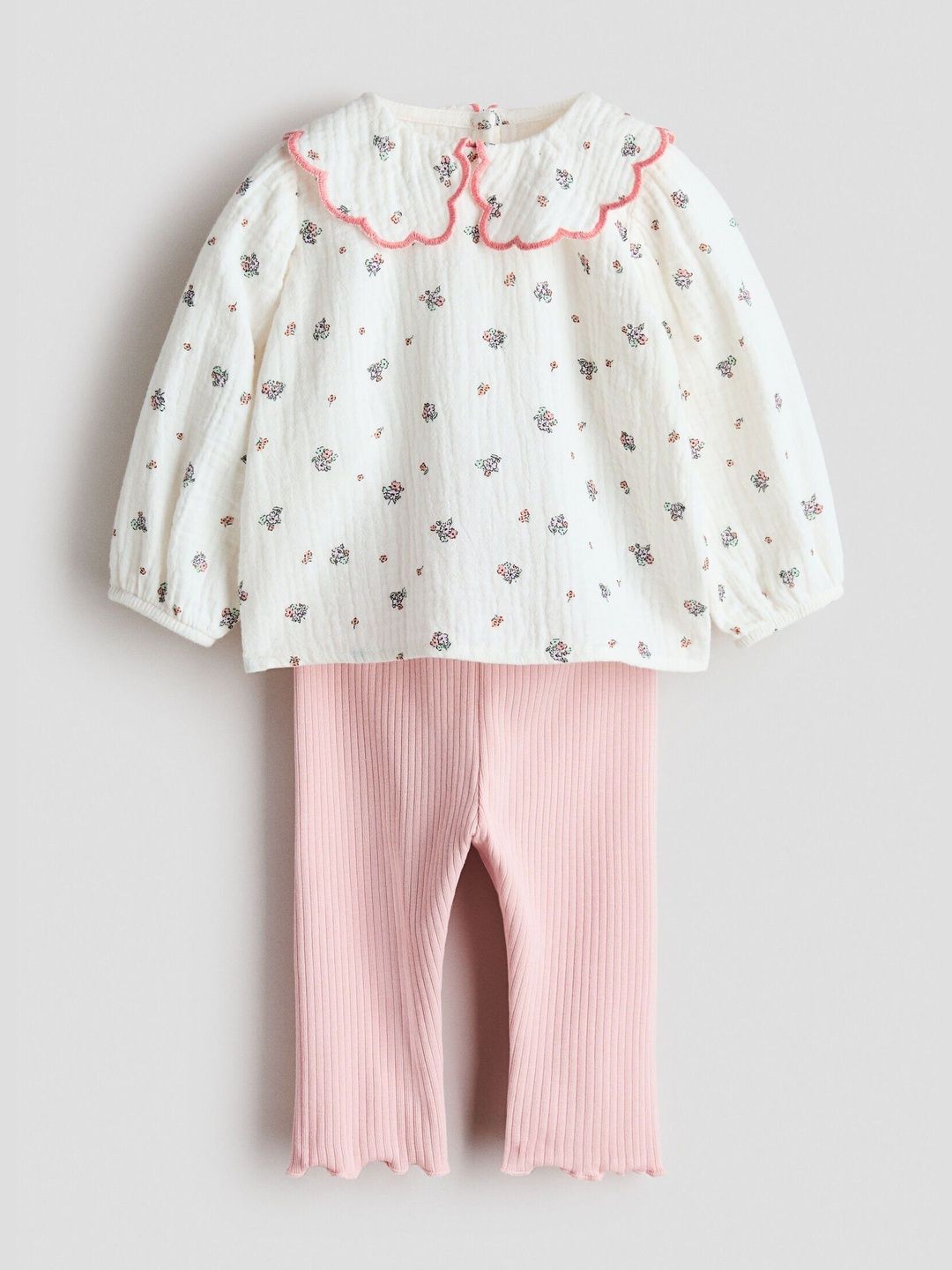 H&M Floral Print Cotton Top