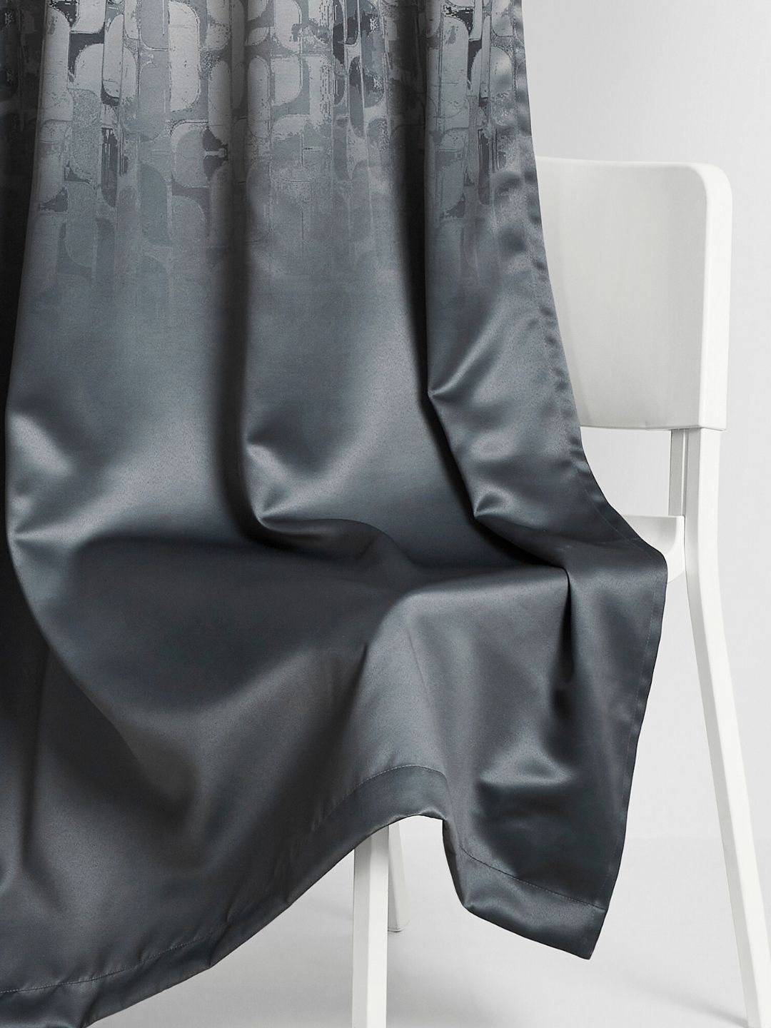 haus & kinder Grey & Black Set of 2 Room Darkening Door Curtain-picture-47