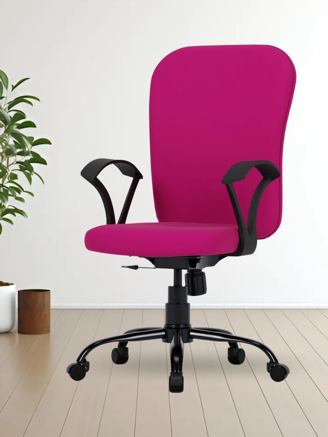 FUGO Pink Study Arm Chair-picture-44
