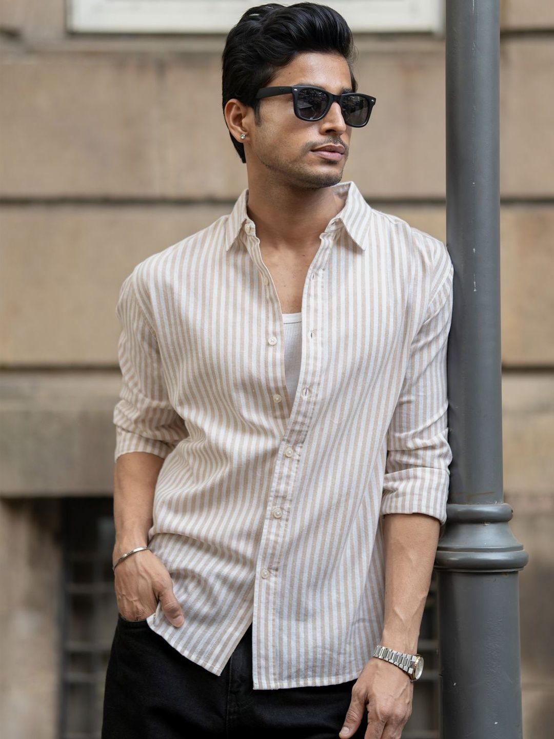Powerlook Men Striped Casual Shirt-picture-16