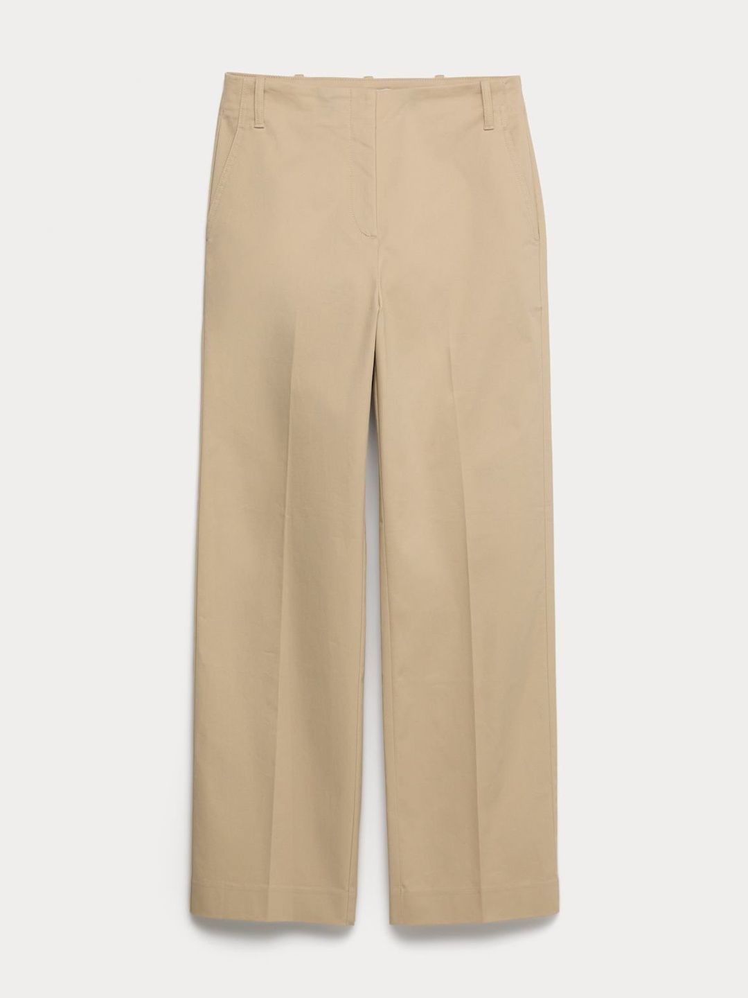 Marks & Spencer Women Straight Fit High-Rise Trousers-picture-13