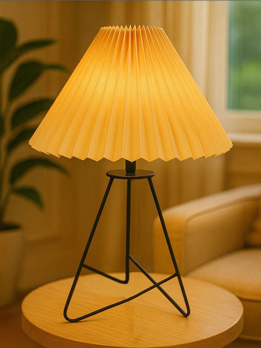 Glowhere Multicoloured Metal Industrial Triangle Table Lamp-picture-50