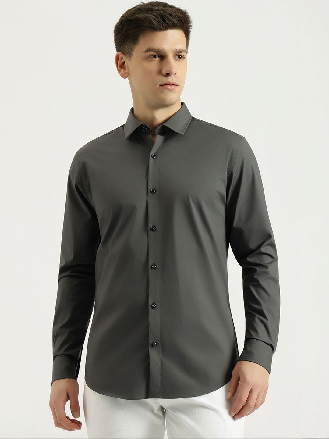 United Colors of Benetton Men Slim Fit Semiformal Shirt-picture-28