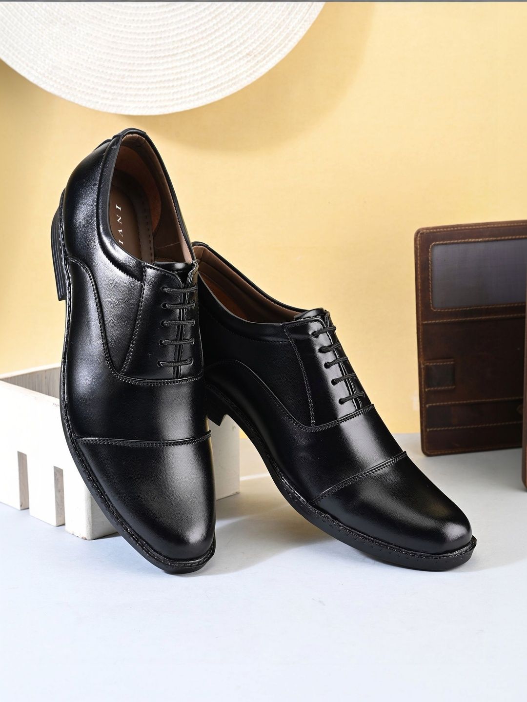 INVICTUS Men Round-Toe Formal Oxfords-picture-39