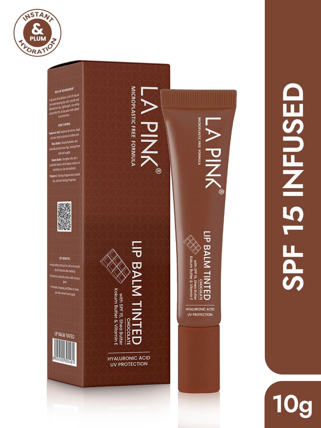 La Pink Chocolate Tinted Lip Balm with SPF15 - 10 g-image-18