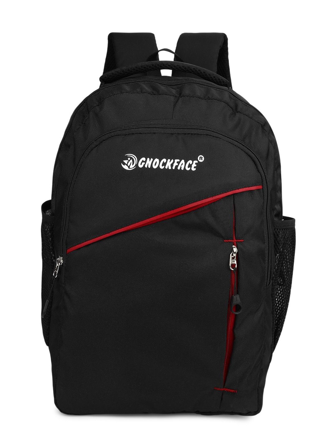 GNOCKFACE Unisex Brand Logo Contrast Detail Backpack-picture-14