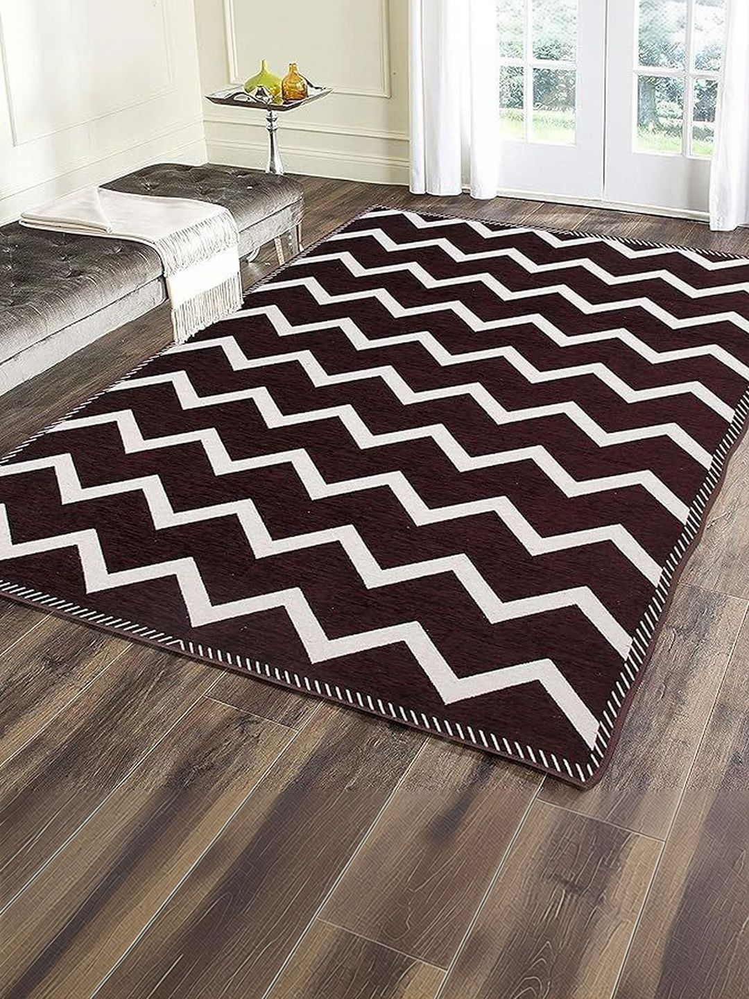 LUZDECOR Brown Traditional Anti-Skid Other Carpet-picture-58