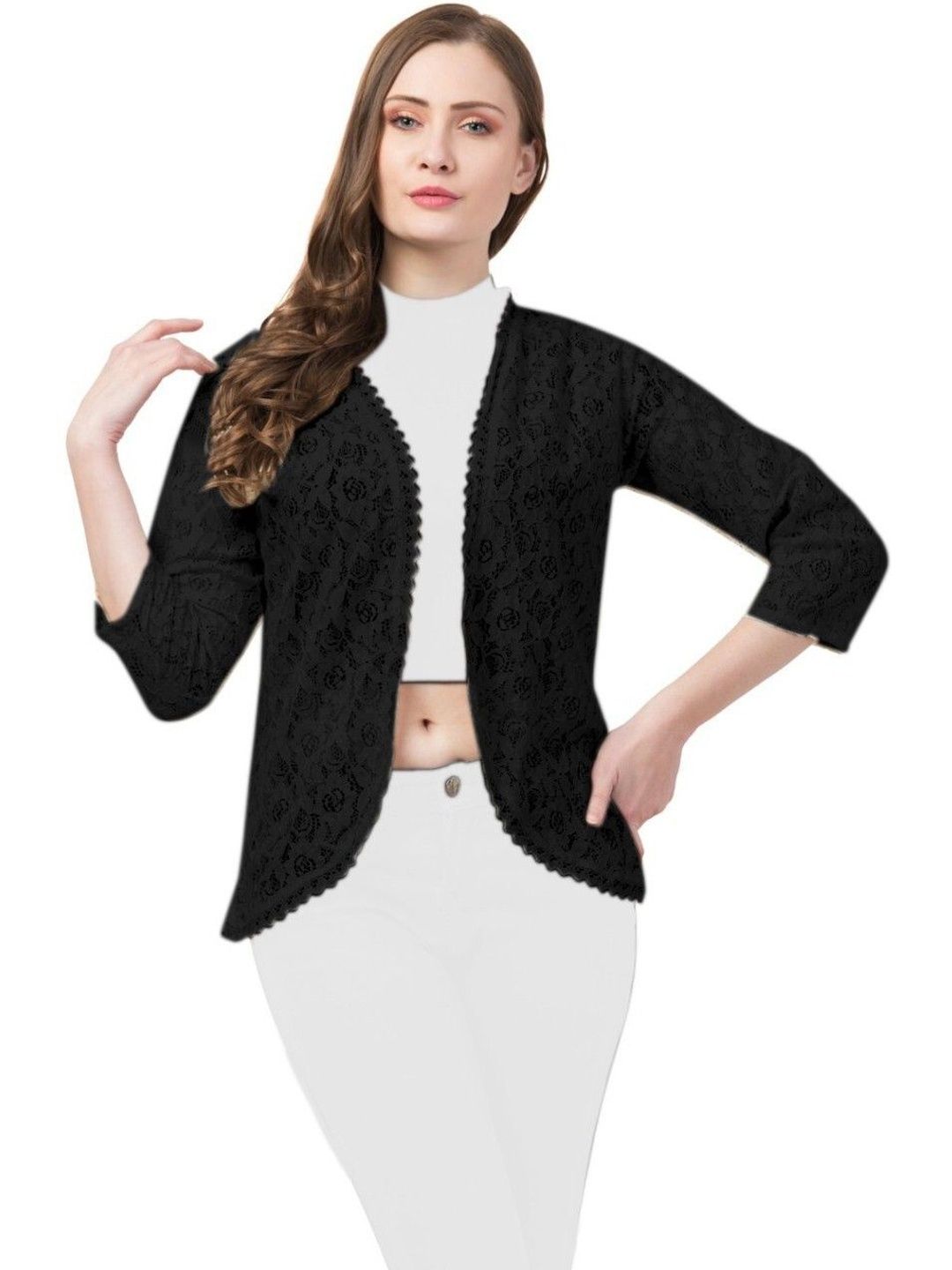 PALOMI Women Crop Shrug-picture-38