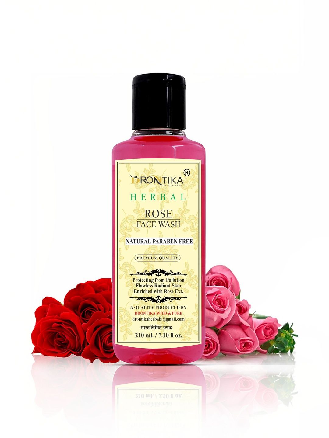 DRONTIKA Rose Face Wash For Hydration - 210 ml-picture-38