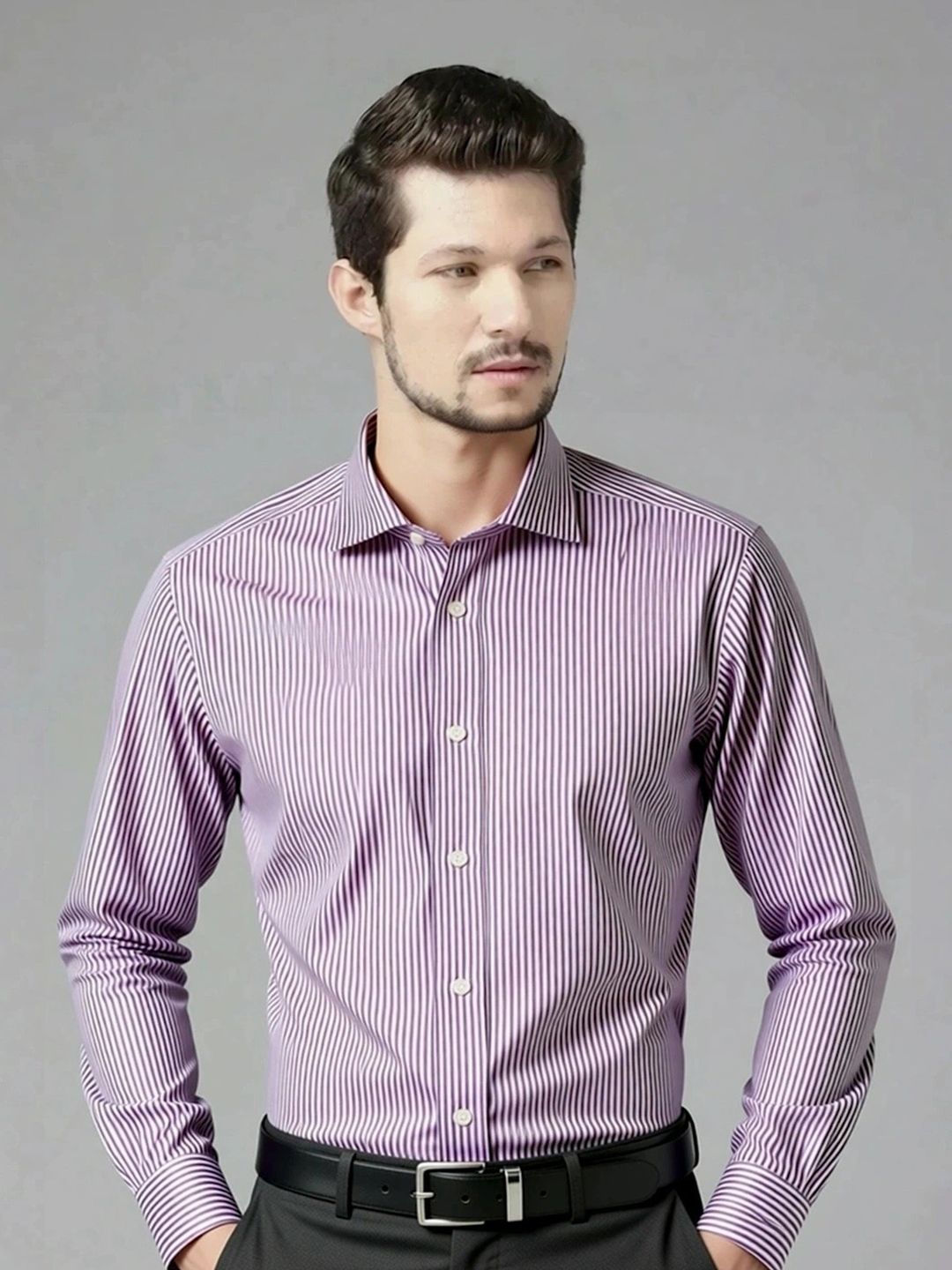 Camicissima Men Slim Fit Striped Semiformal Shirt-picture-16