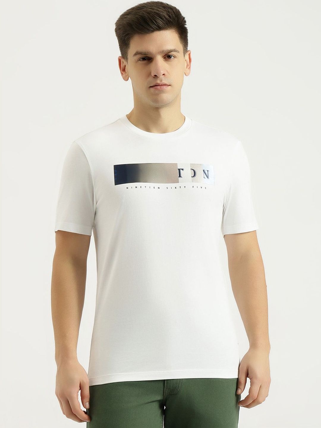 United Colors of Benetton Oversized Relaxed Fit Round Neck Printed T-Shirt-image-15