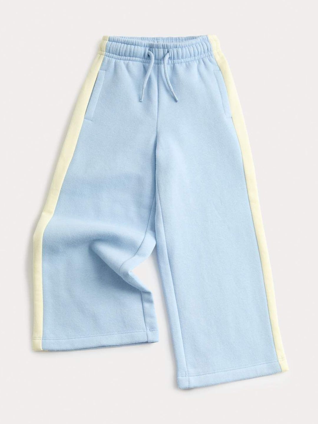 Marks & Spencer Girls Colourblocked Cotton Straight Fit Regular Track Pants