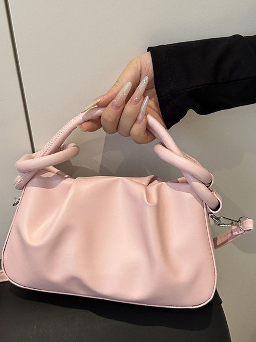 Lara Karen PU Structured Handheld Bag-picture-18