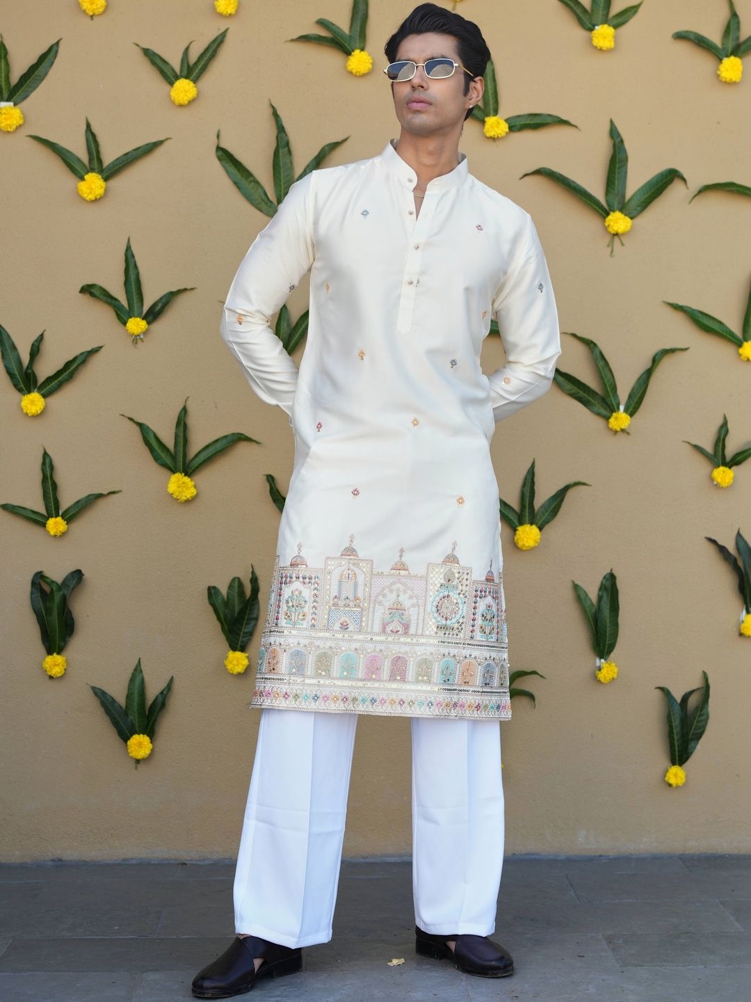 Anouk Men Ethnic Motifs Kurta-image-47