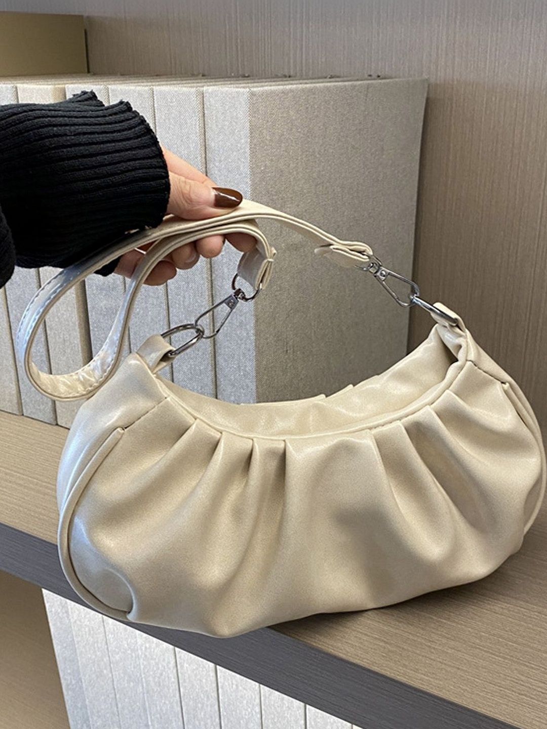 Lara Karen PU Half Moon Sling Bag-picture-28