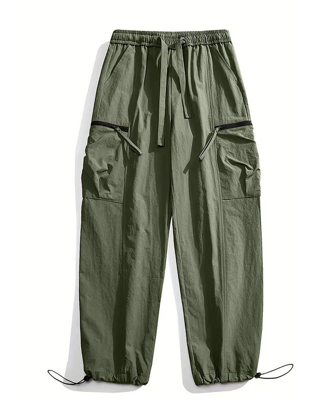 LRIPSOME Men Relaxed Loose Fit High-Rise Cargos Trousers-picture-12