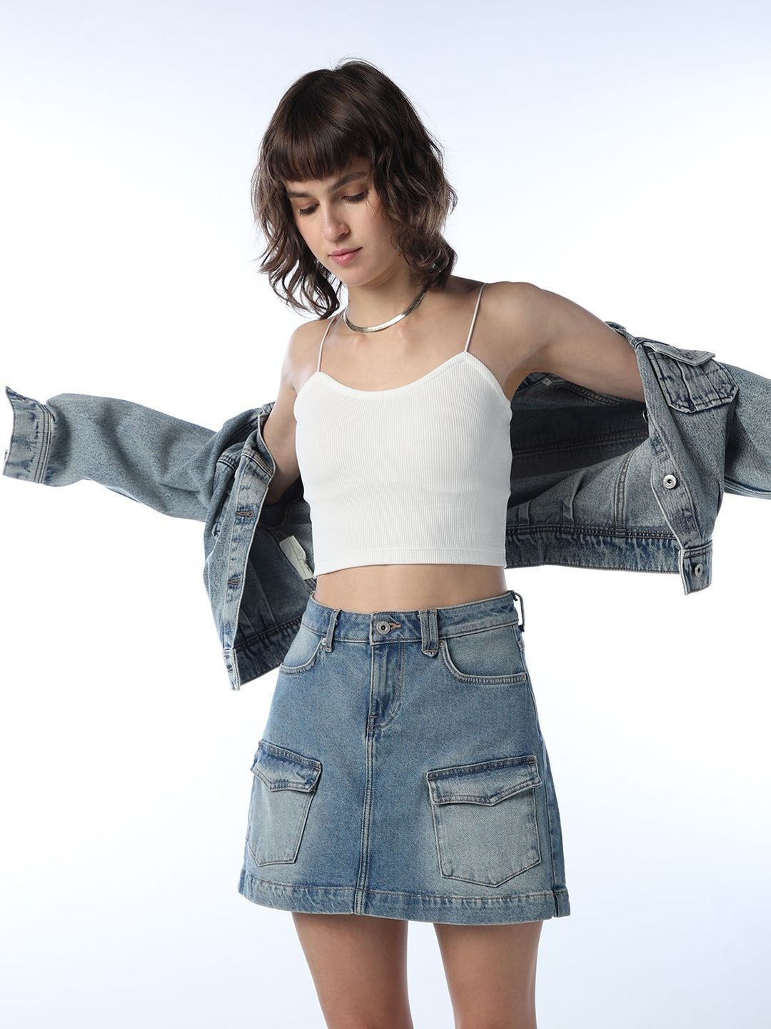 ONLY Cotton Tank Crop Top