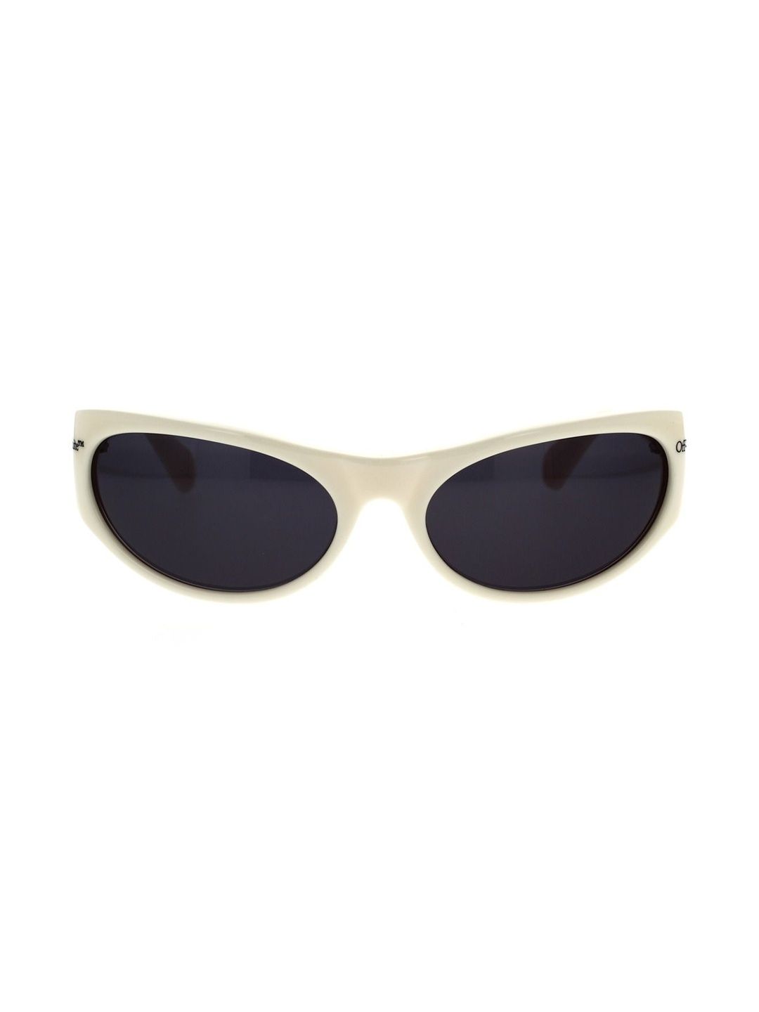 Off-White Unisex Black Lens & White Oval Sunglasses with-image-7