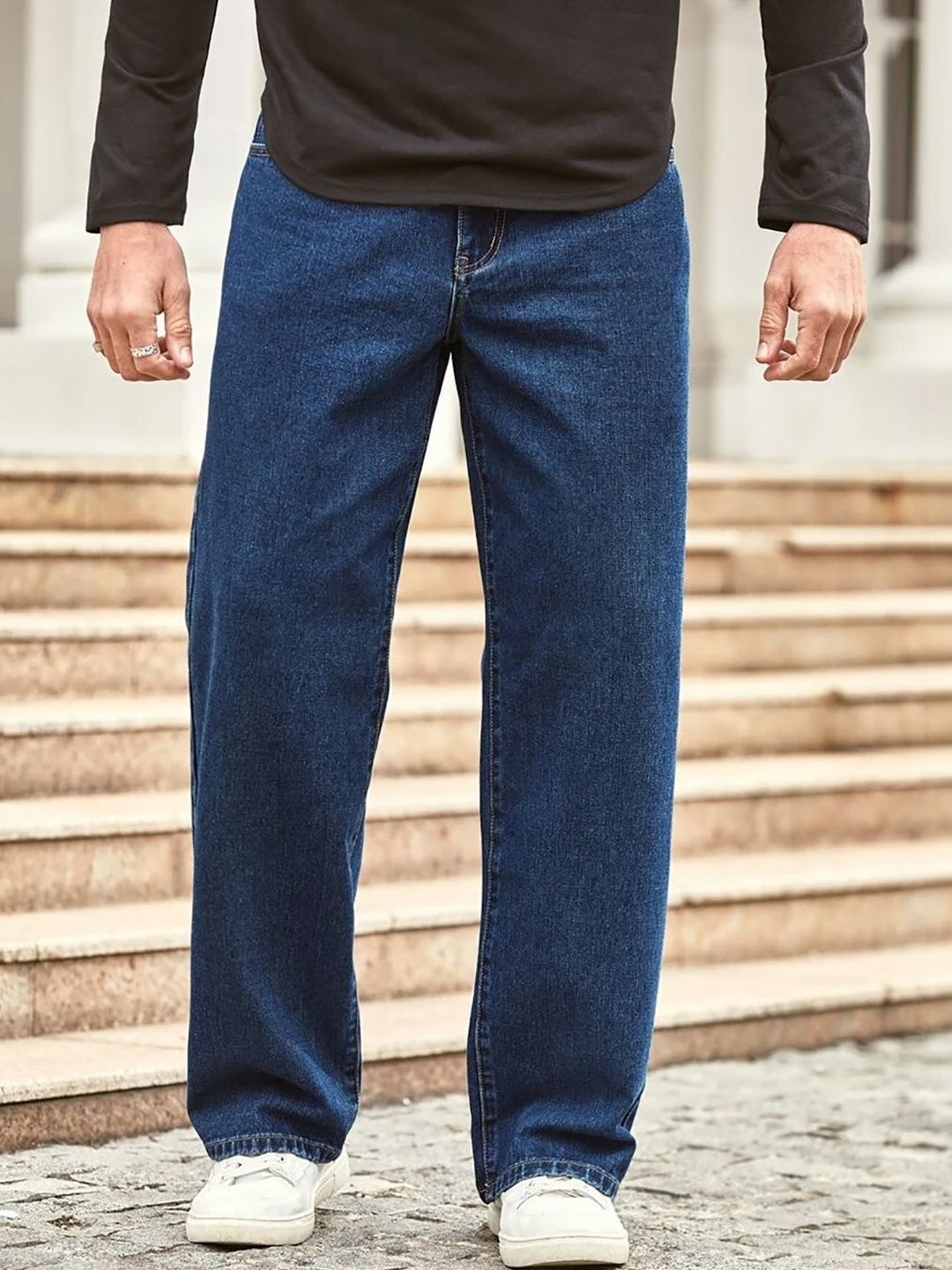 UNITED DENIM Men Loose Mid-Rise Stretchable Jeans-picture-46