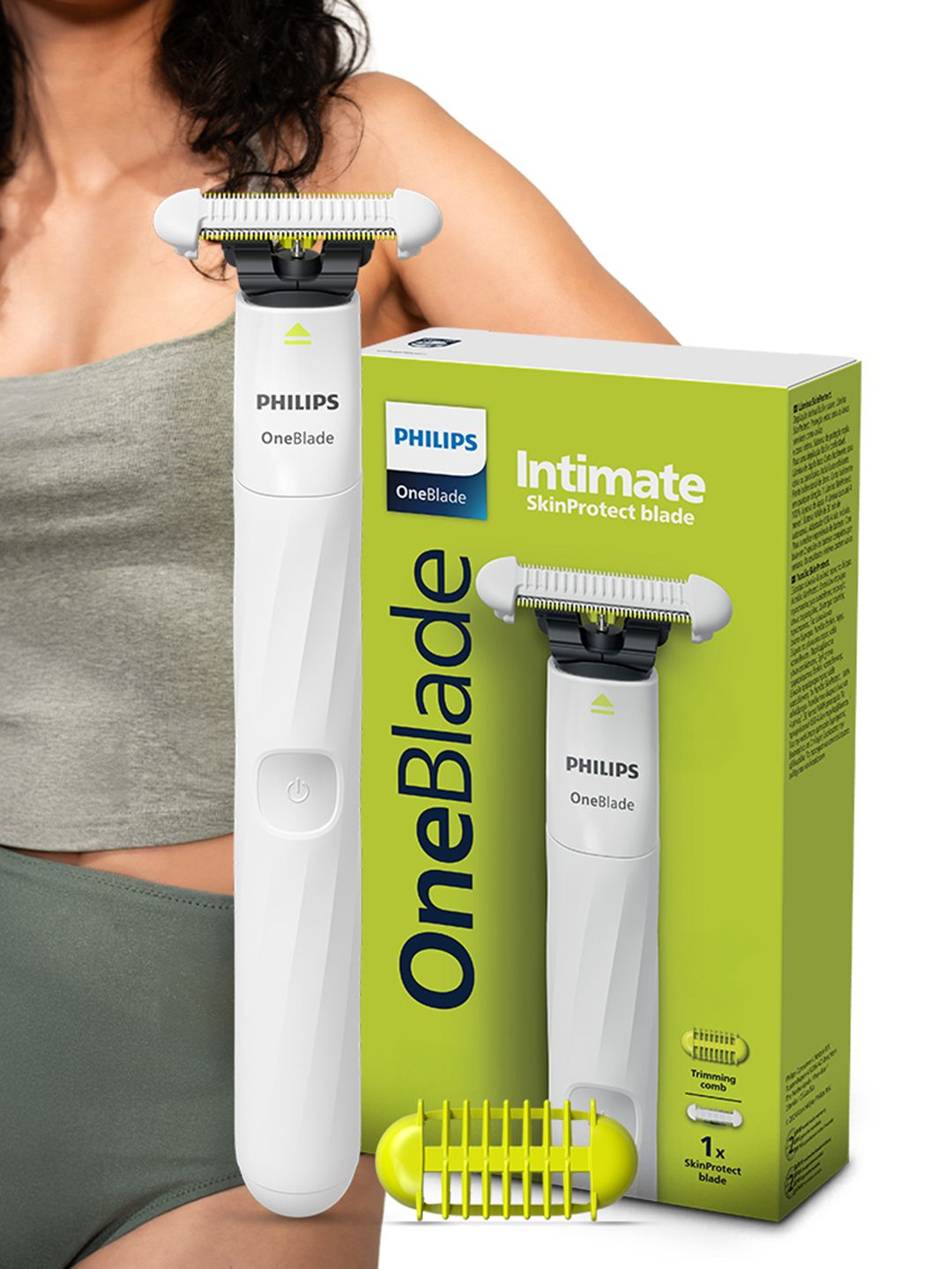 Philips QP1924/20 OneBlade Intimate Bikini & Underarm Trimmer & Razor