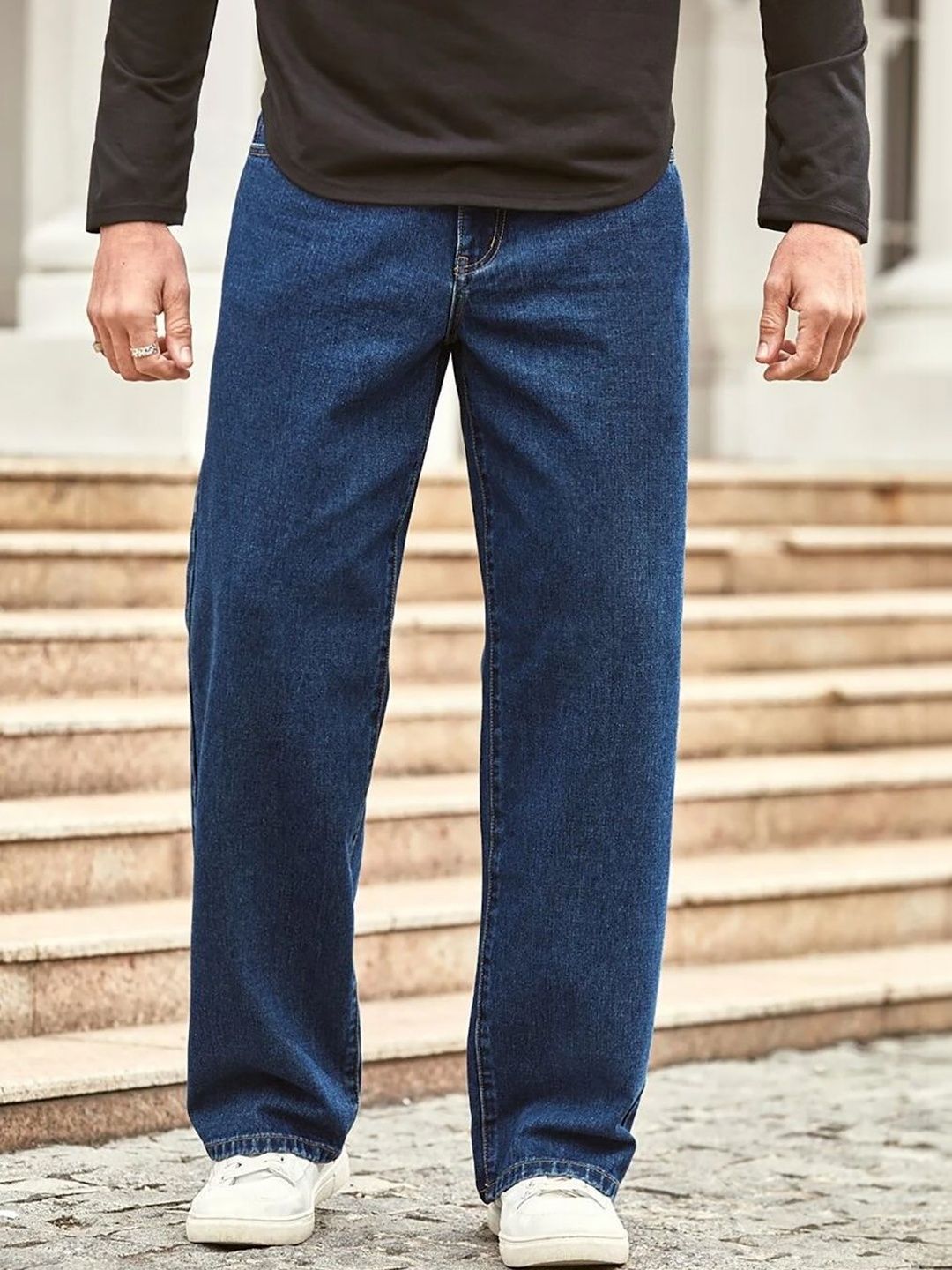 UNITED DENIM Men Loose Mid-Rise Stretchable Jeans-picture-27
