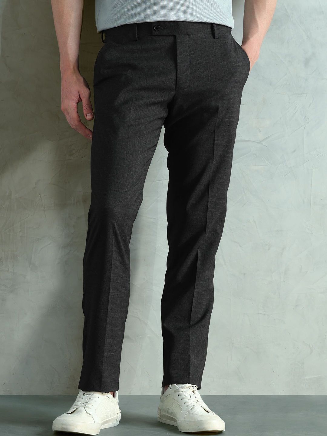 Arrow Men Tapered Fit Trousers-picture-57