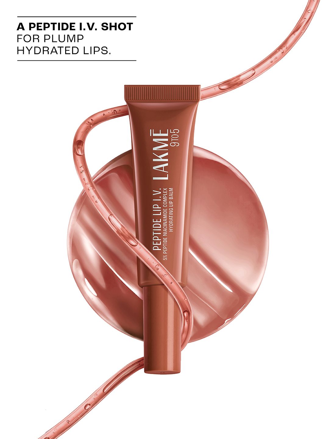 Lakme 9To5 Peptide Lip IV Hydrating Lip Balm 10g - Brown Lip Retreat-picture-28