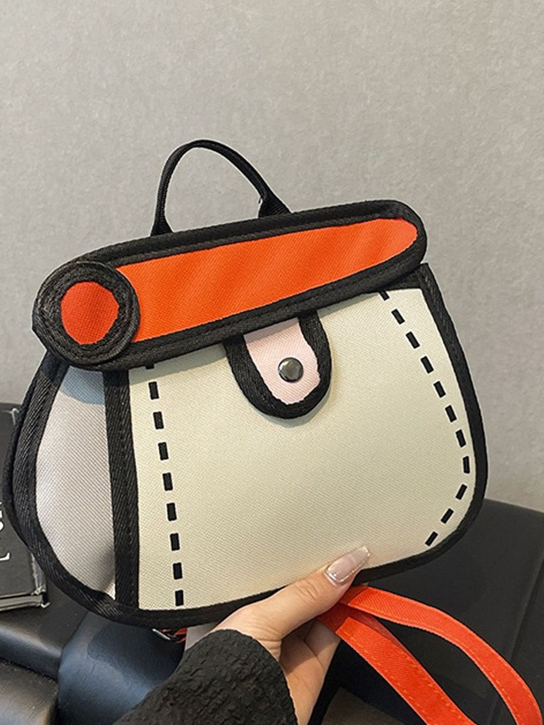 Lara Karen Colourblocked PU Sling Bag-picture-24