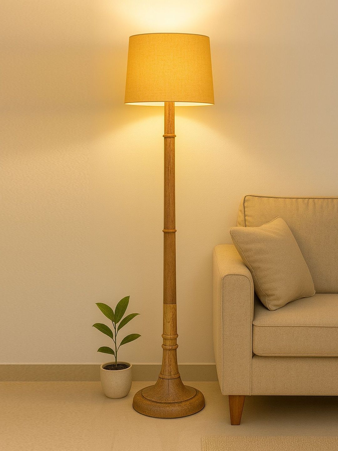 Glowhere Yellow Wooden Floor Lamps-image-44