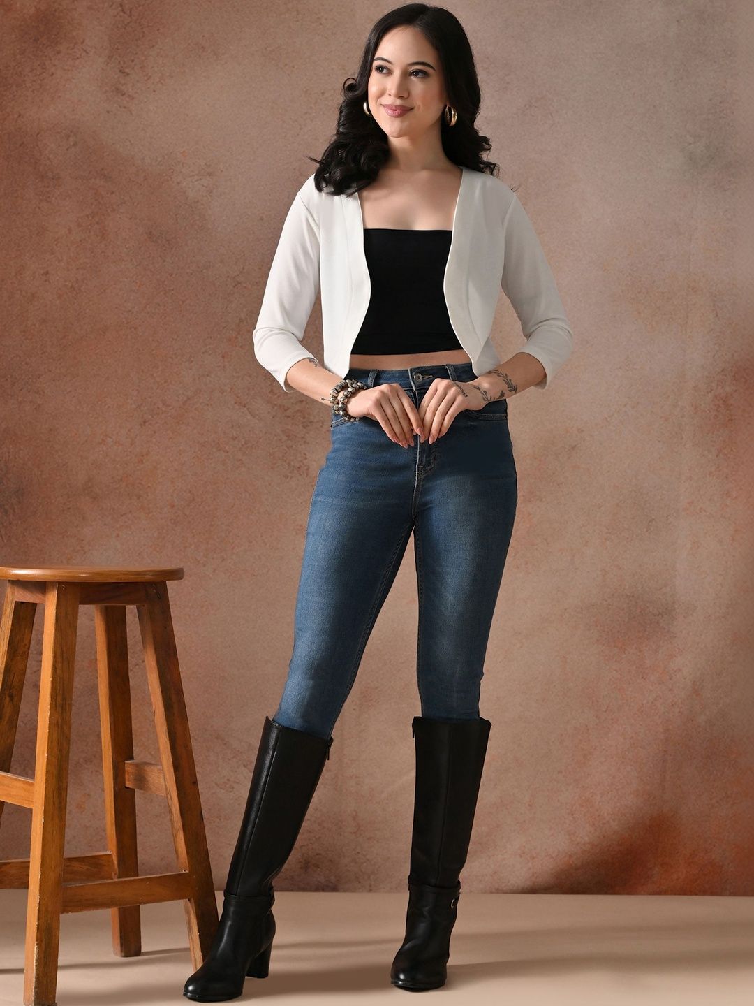 RAYWARE Women Crop Shrug-picture-23
